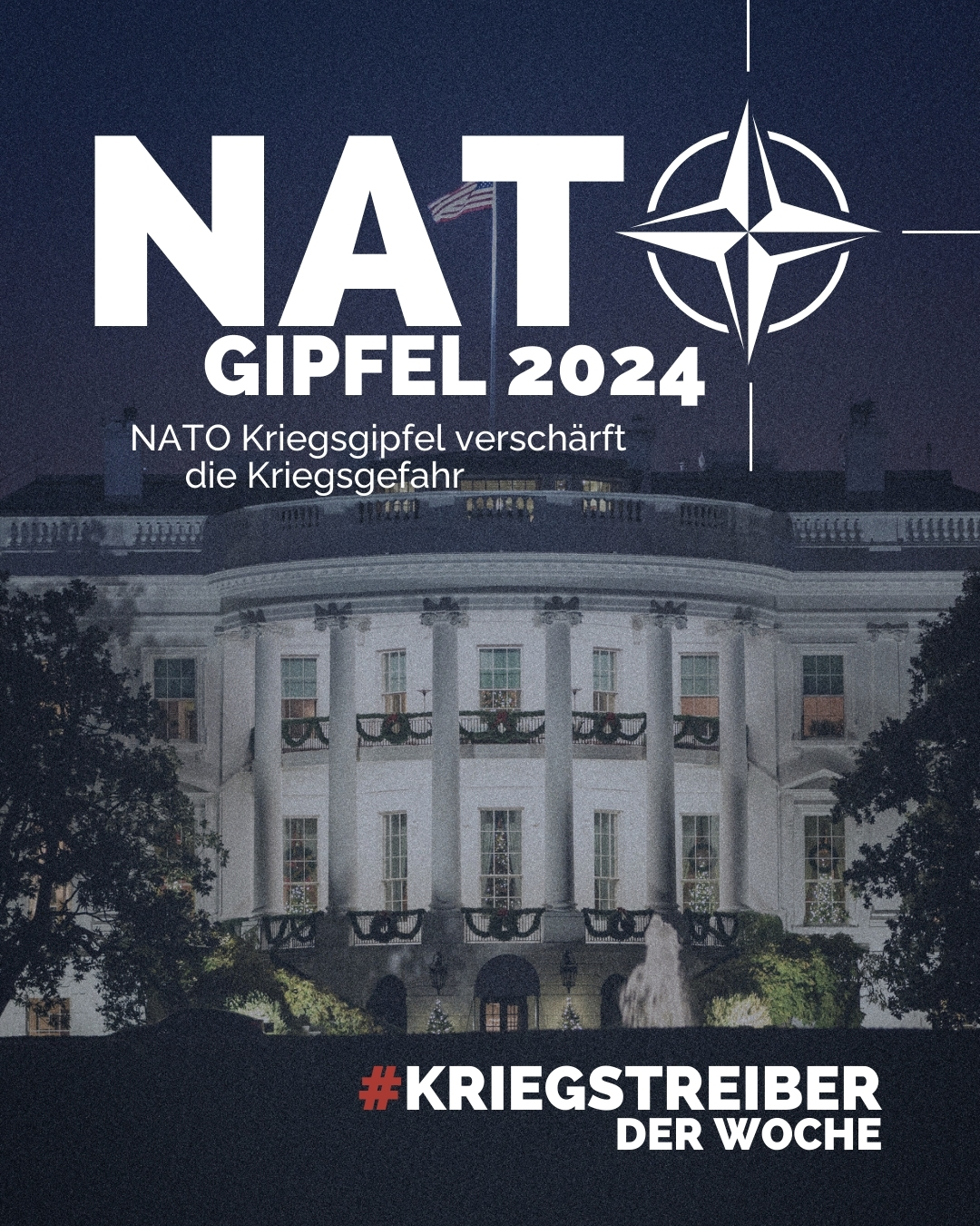 NATO Gipfel 2024 – NATO Kriegsgipfel verschärft die Kriegsgefahr