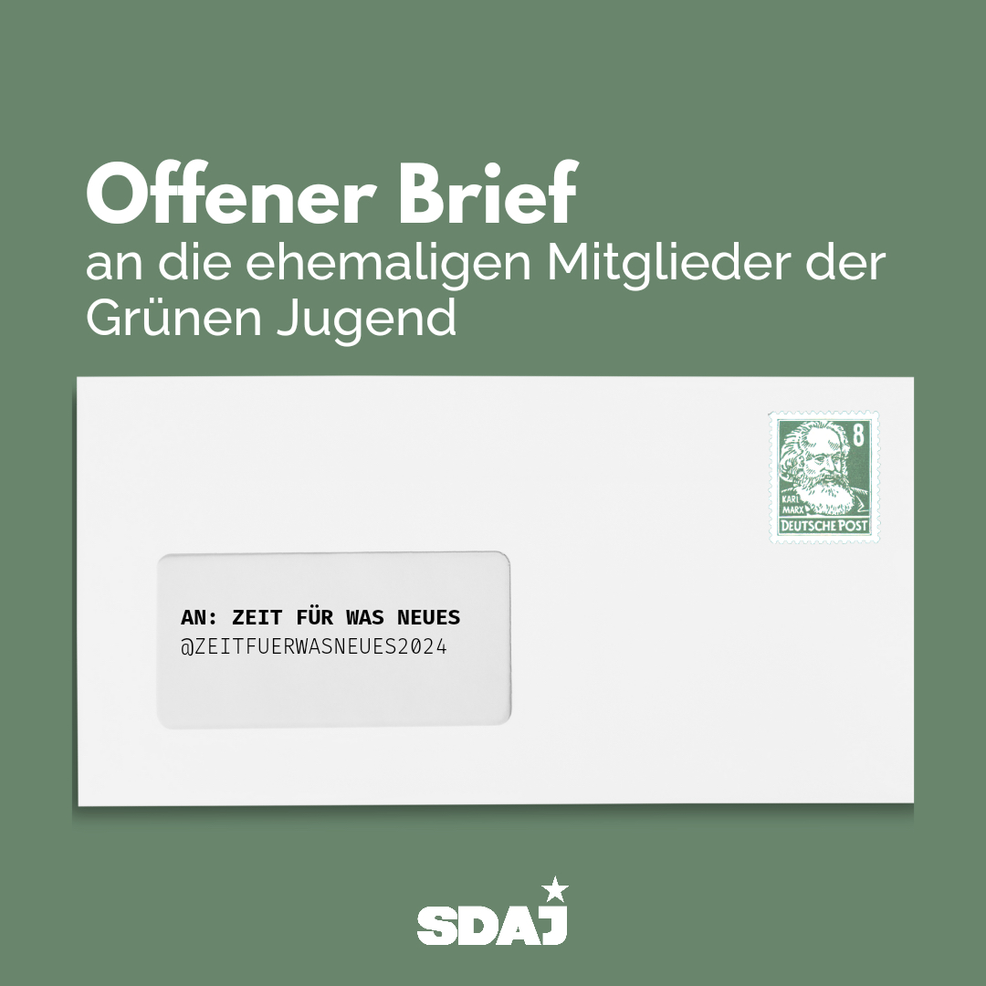 Offener Brief an die ehemaligen Mitglieder der Grünen Jugend