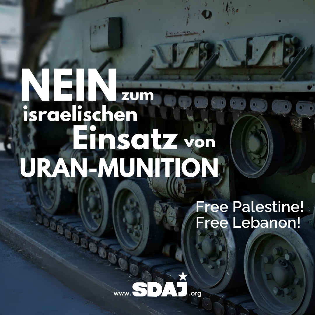 Nein zum israelischen Einsatz von Uran-Monition